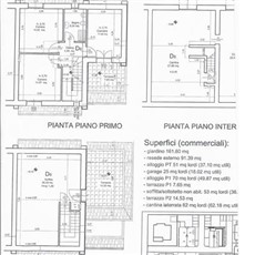 Planimetria villa a schiera a Cormano