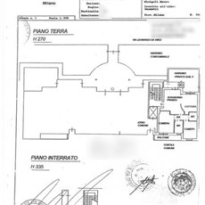 Planimetria 3 locali a Cormano